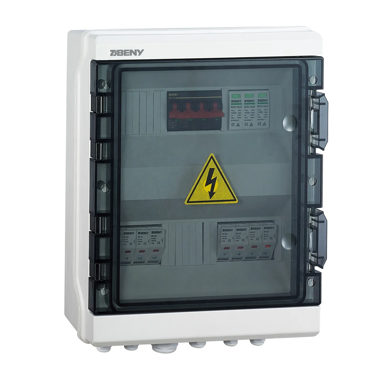 1000V 4 String Combiner Doos Aangepaste Oplossingen Voor Pv Projecten