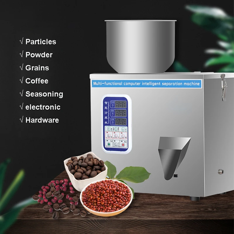 

100G Intelligent Powder Quantitative Filling Machine Particle Subpackage Machine Grain Medicine Fruit Seed Packing Filler