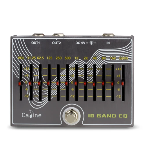 Imagen 1 del producto Caline-Pedal de efectos para guitarra, CP-81, 10 bandas, EQ, con volumen/ganancia, Verson 3,0