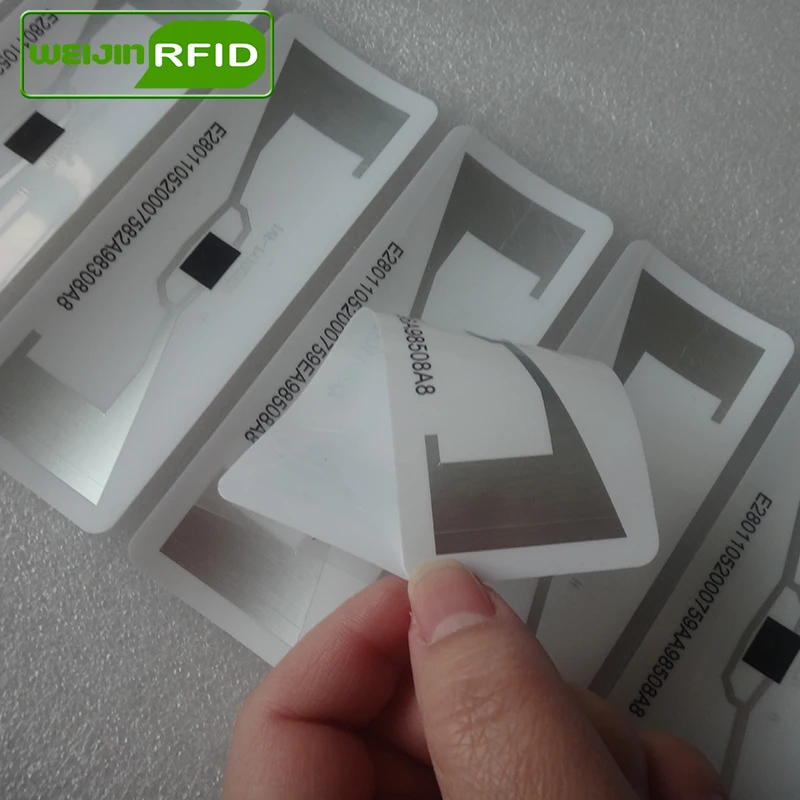 RFID tag UHF sticker vehicle windshield EPC6C 915m860-960M waterproof sunscreen anti-tear adhensive passive printable RFID label