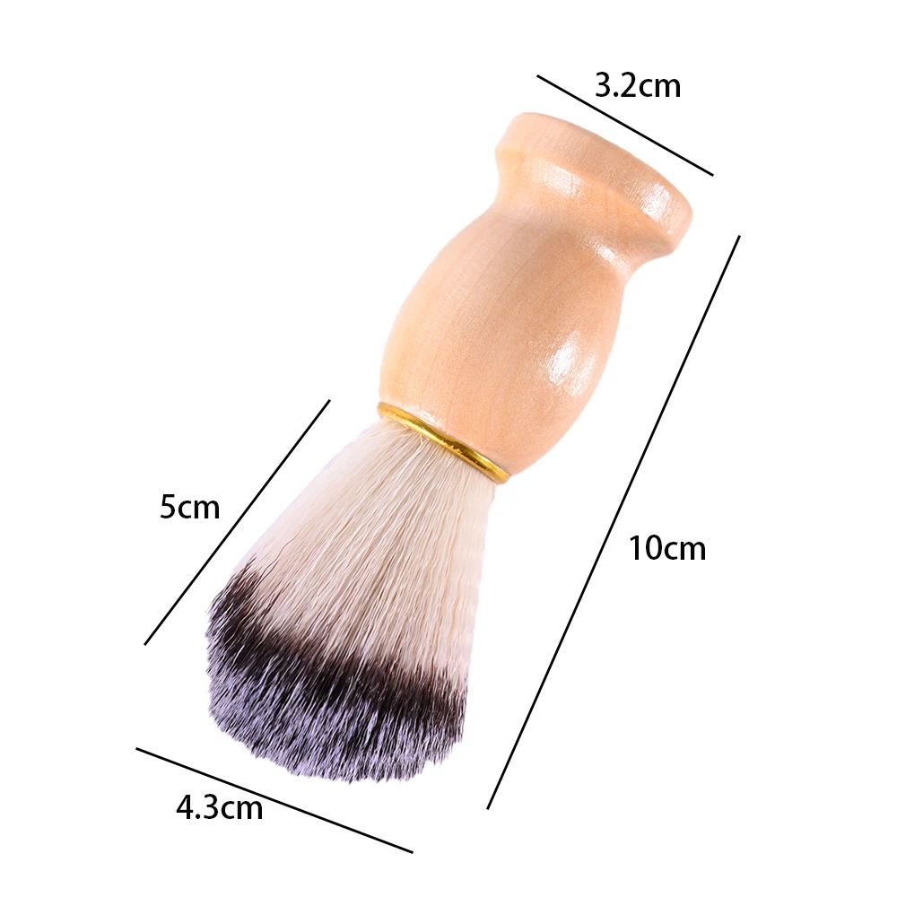 Men Shaving Beard Brush Badger Hair Shave Wooden Handle Facial Cleaning Appliance High Quality Pro Salon Tool