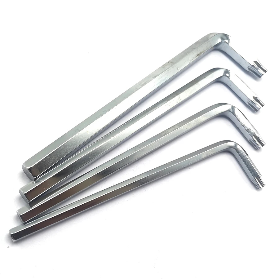 T10-T50 2.5Mm-10Mm S2 Torx Sao Khóa Lục Giác Bộ Cờ Lê, 9 Chiếc Bộ HRC58-62 ,H022