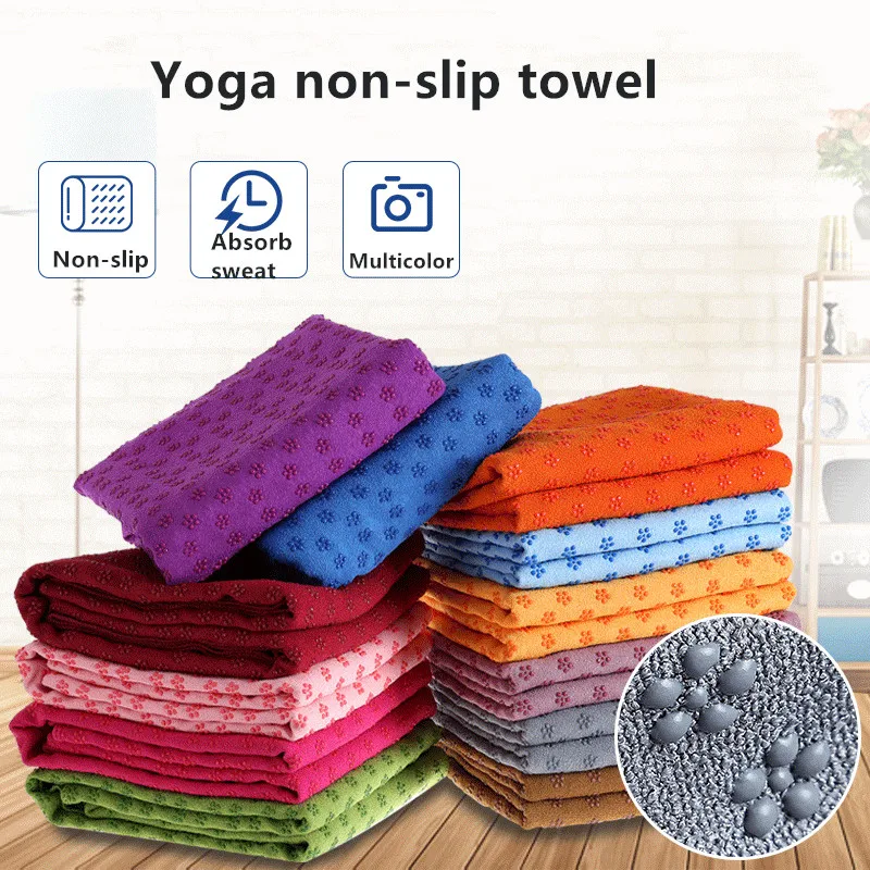 

183x61cm Yoga Blankets Non Slip Yoga Mat Cover Towel Blanket Sports Travel Foldable Fitness Exercise Pilates Workout Mats