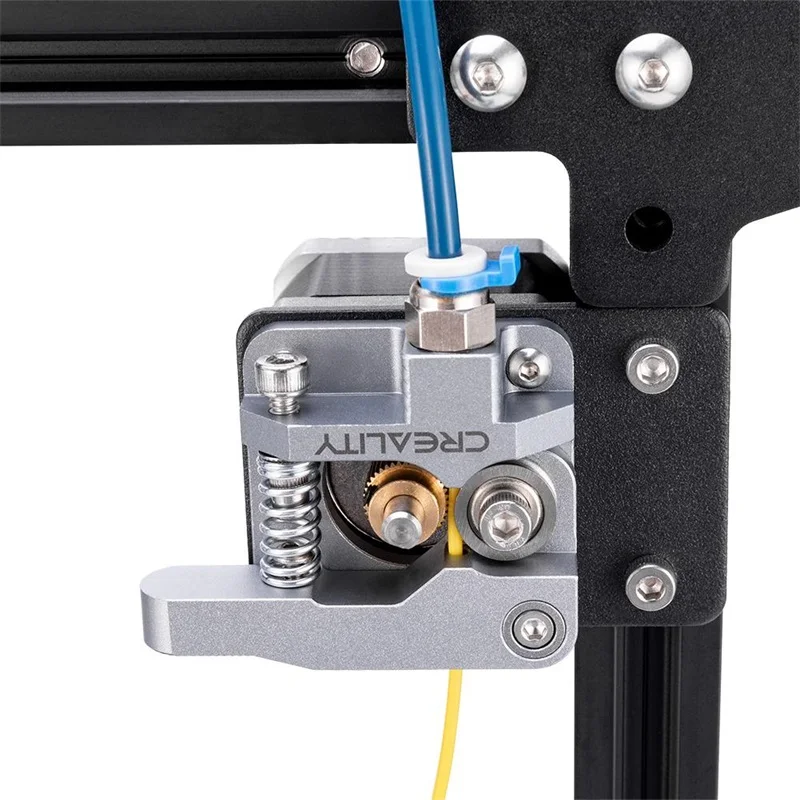 Creality-extrusor de filamento de alumínio mk8 com tubos capricorn, 1.75mm, extrusor para impressora 3d