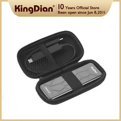 Kingdian-500GB SSD RGB 라이트 외장 하드 드라이브 120GB/250GB/1TB SATA AHCI 프로토콜, 휴대용 솔리드 스테이트 디스크, 무료 배송