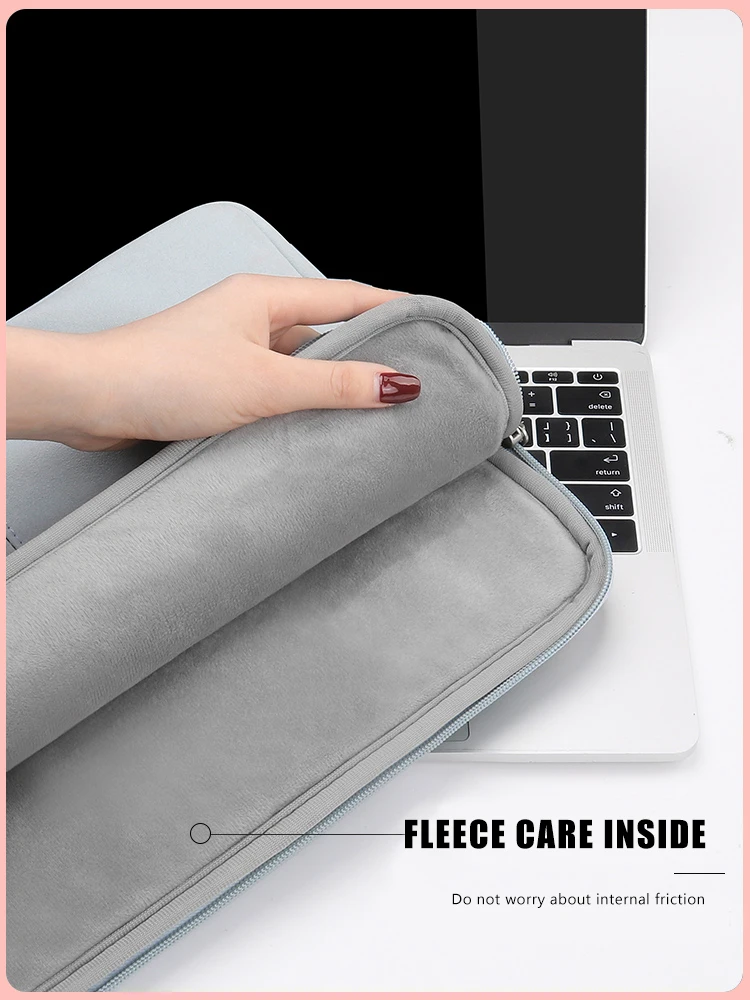 Sac à main en cuir PU pour femmes et hommes, mallette de transport pour Macbook Air 13.3 14 15.6 pouces, sac à bandoulière