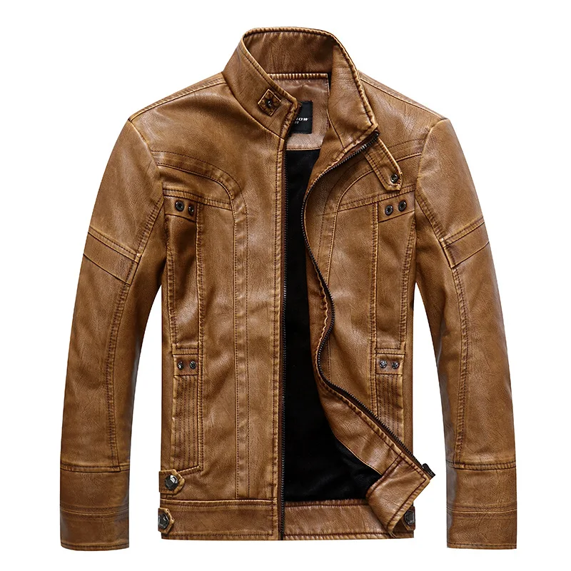 men's brand motorcycle leather jacket riverdale jaqueta de couro masculina men basic jackets cosplay genuine leather coat