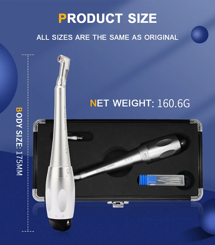 Dentist Manual Control Surgical Tools Torque Wrench Handpiece Ratchet Latch Head Screw Parts AI-TC-kit/AI-TC-Screws/Only Tips
