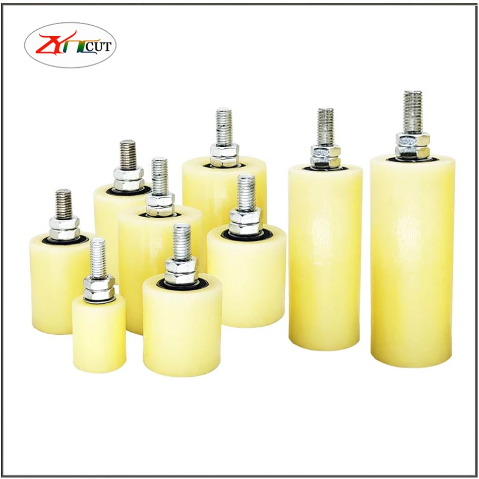 Nylon positioning pulley backup wheel translational door clamping wheel iron door backup wheel track electric door guide wheel