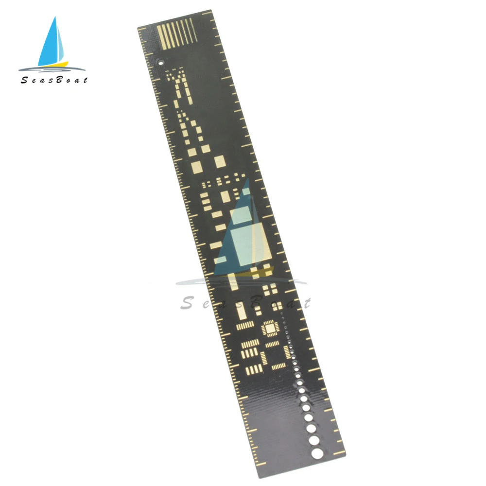 Geeks-전자식 엔지니어를 위한 4cm 15cm 20cm 25cm PCB 눈금자, PCB 참조 눈금자 다기능 측정 도구