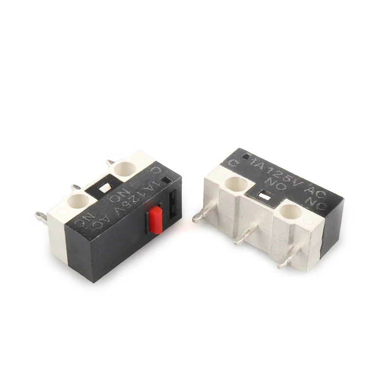 10 قطعة التبديل الجزئي الأسطوانة ليفر الذراع PCB محطات مايكرو الحد العادي إغلاق/فتح التبديل السكتة الدماغية الحد التبديل زر الاتصال