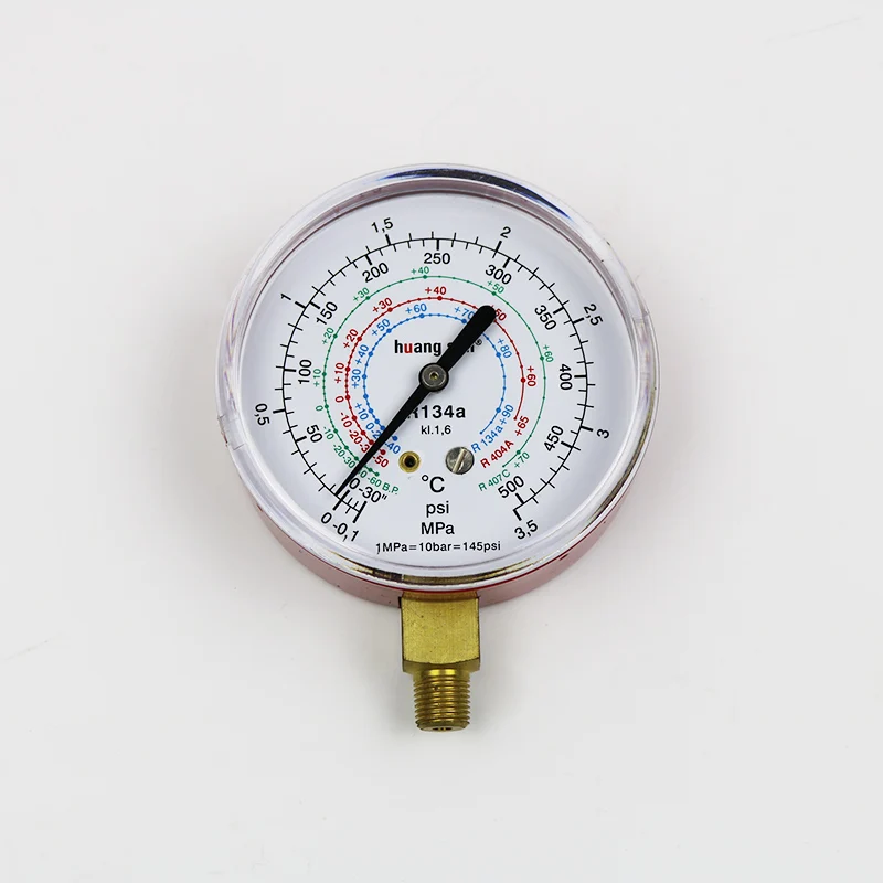 Air Conditioner R410A R134A R22 Refrigerant Low Pressure Gauge high pressure gauge PSI KPA repair kit