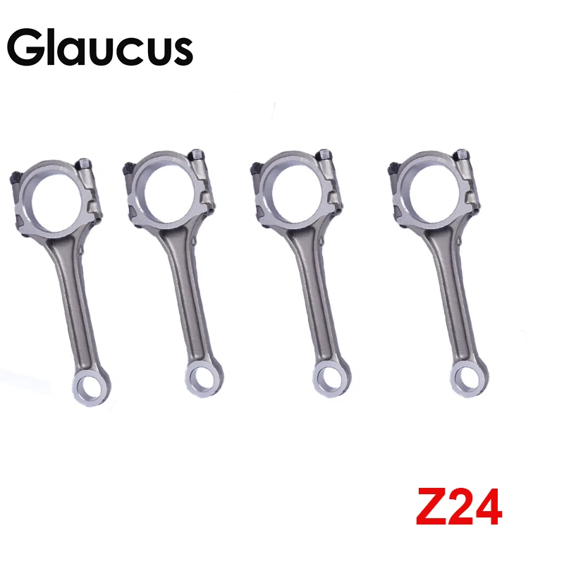 4pcs Z24 Z24i engine connecting rod  for Nissan 720 FORKLIFT D21 E XE Datsun Vanette Nomad Hardbody Truck PATHFINDER 2389cc 2.4L