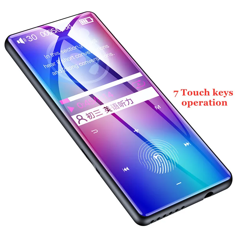 مشغل MP3 من Yescool X10 بدون فقدان بلوتوث معدني HiFi أداة مشي مع مكبر صوت راديو FM مشغل موسيقى محمول