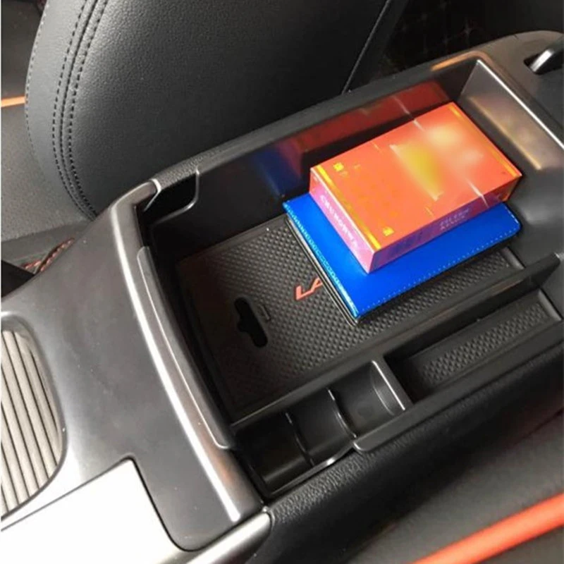 1pc For HYUNDAI LA FESTA 2019 Central Control Armrest Box Interlayer Storage Box