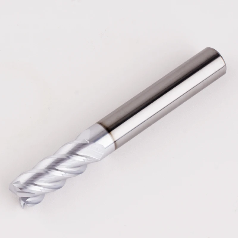 2pcs for copper alloy 6mm or 8mm or 10mm CNC milling cutter solid tungsten carbide end mill cutter