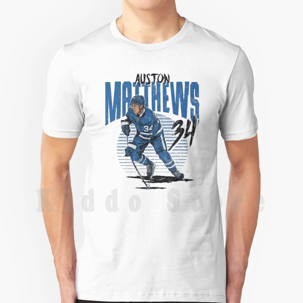 Auston Matthews For Fans T Shirt Cotton Men DIY Print Cool Tee Auston Matthews Hockey Leafs Auston Matthews Mitch Marner Canada