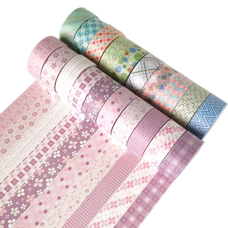 Cartoon Christmas Day DIY 20 PCS Decoration Stationery Color Washi Paper Tape Cute Lovely Kids Gift Student Stationery Colorful
