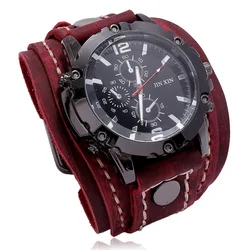 Luxury Watch for Men 2024 Leather Watchband Chronograph Punk Style Quartz Watch For Men Classic Men Watches Pagani Design Watch