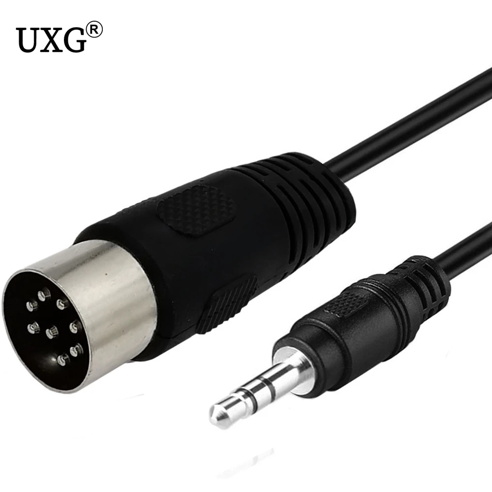 

Din 8 Pin to DC3.5mm Cable 8Pin Din Male Plug to 3.5mm Male Audio Adapter Cable for Musical instrument audio equipment 0.5m-3m