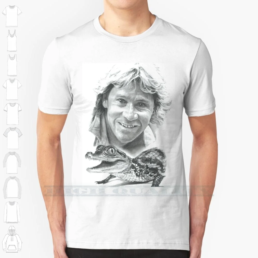 Steve Irwin A Legend Lost 100% Cotton T Shirt Steve Irwin Crikey Conservationist Celebrity Crocodiles Nature Enthusiast