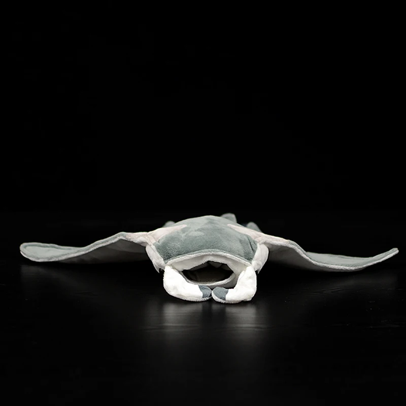 38cm Lifelike Mobula Stuffed Plush Toy Devil Rays Soft Flying Rays Fish Simulation Ocean Animal Doll Birthday For Kids Gift