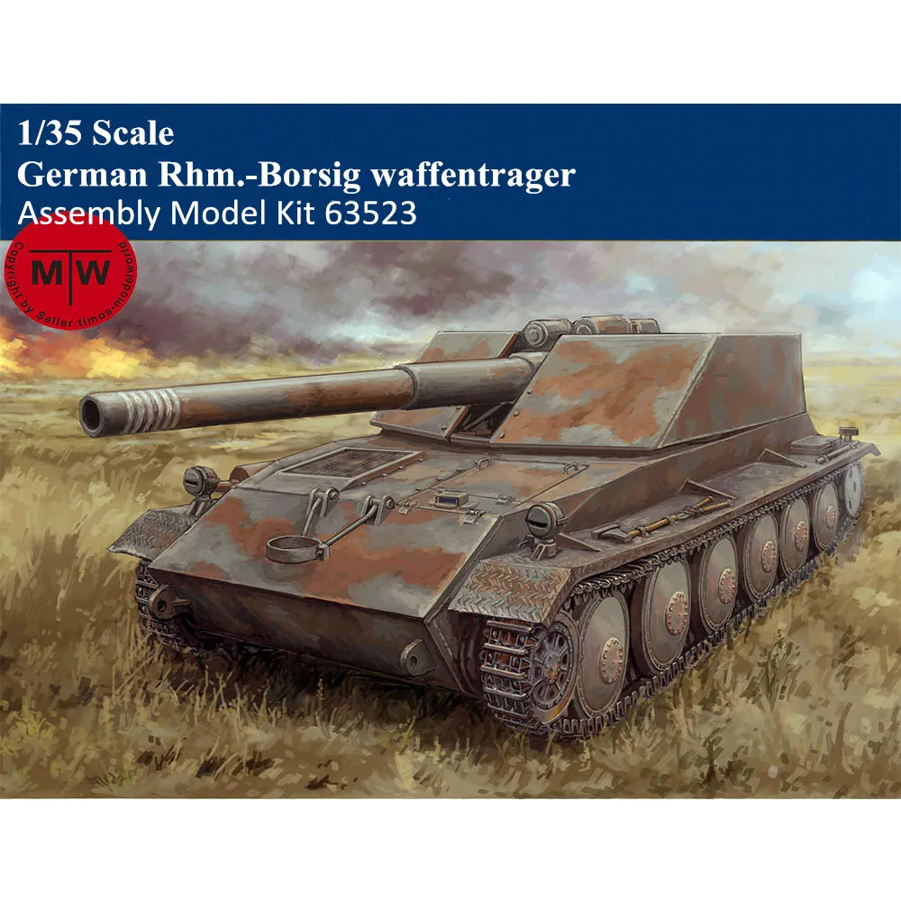 Trumpcirculation-Kit de modèle d'assemblage en plastique militaire allemand bal m. Borsig Waffentrager, échelle 63523, 1/35