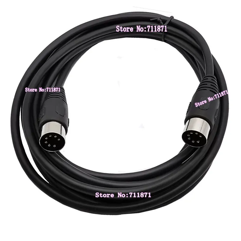 300cm Male to male 7Pin Din MIDI Cable Line Male 7P Din MIDI Line Cable 7Pin 7P MIDI Din cable wire 7P 7Pin MIDI DIN Line cord