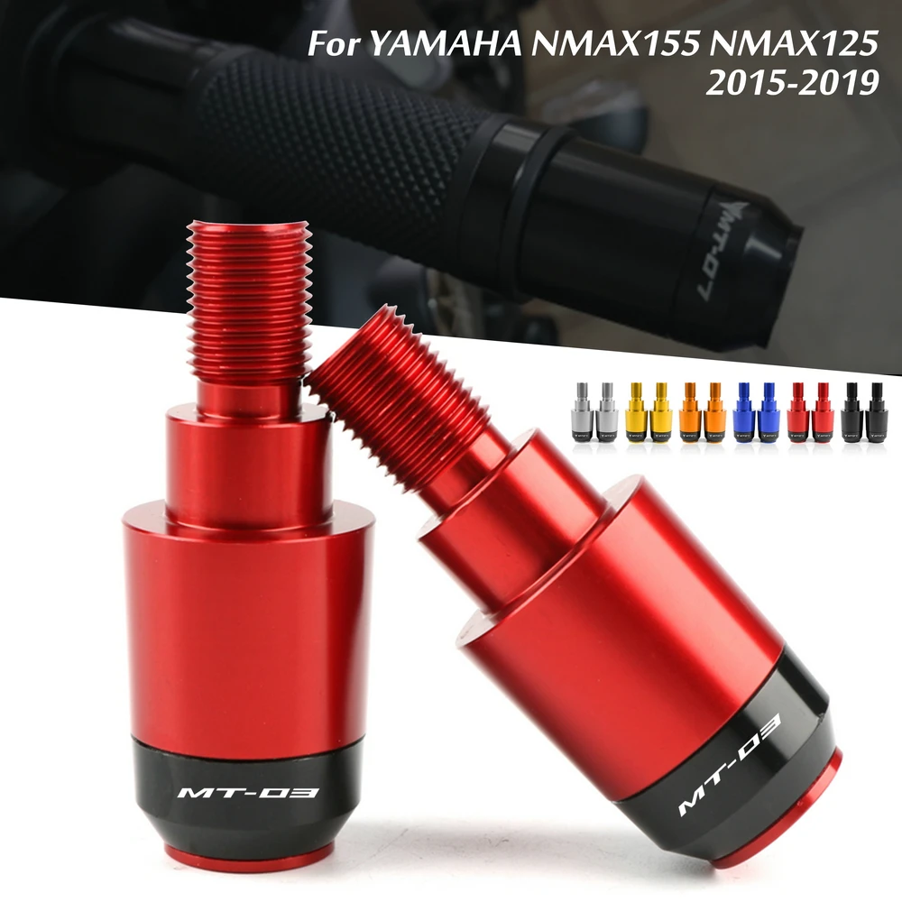 

For Yamaha MT-03 MT03 FZ-03 FZ03 CNC Aluminum Motorbike Accessories End Plug Slider Motorcycle Handlebar Grips Ends Caps Cover