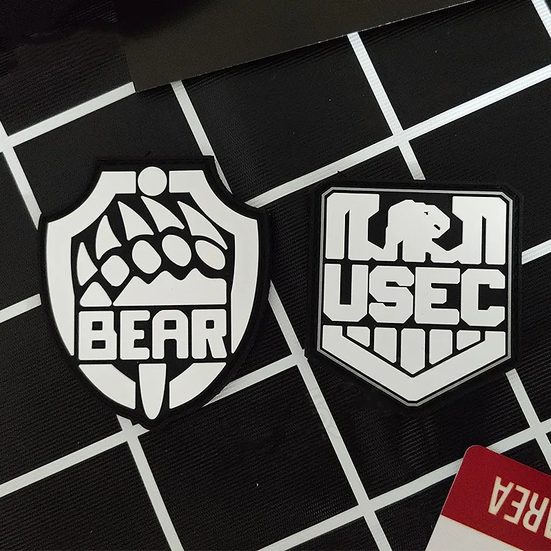 

Russian Escape Around Tarkov 3D PVC Patches Surrounding Camp Tactical BEAR USEC Team Badges Patches For Clothes