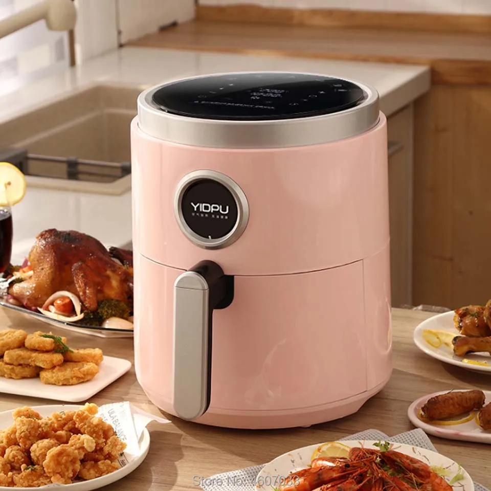 5L large capacity Oil-free air fryer Intelligent Automatic Electric potato chipper household multi-functional Oven no smoke Oil