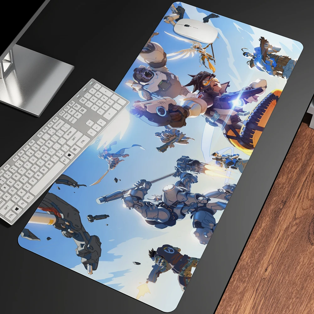 XXL Gaming Anime Mouse Pad Large Mouse Mat Girl Keyboard Computer PC  Edge Desk Mat For Overwatch/cs Go Gamer Mousepad