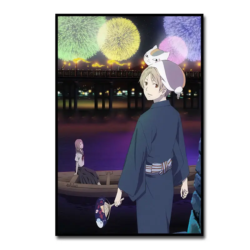 Anime Natsume's Book of Friends Wall Art Pictures Prints Posters Canvas Painting Minimalist Nordic Modular Modern Home Decor