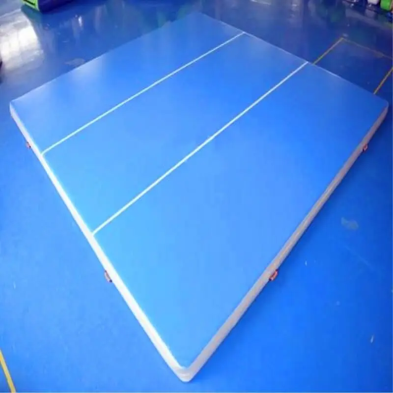 6 x 6 x 0,2 m, 5 x 5 x 0,2 m, 4 x 4 x 0,2 m Luftmatratze, Tumble Track Gymnastik-Tumbling-Matte, aufblasbare Gymnastikmatten mit elektrischer Luftpumpe