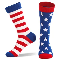 2021 neue Amerikanische Flagge Socken Für Männer Herbst und Winter Sterne und Streifen Baumwolle Socken Top Qualität Beste Geschenk Drop verschiffen