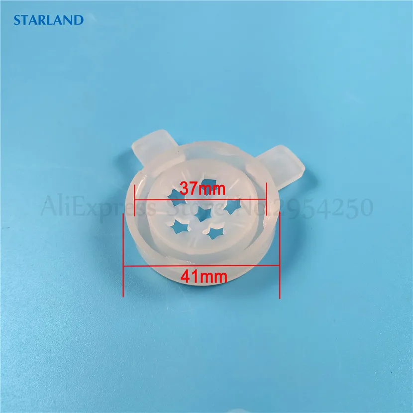 3 قطعة أغطية نماذج الآيس كريم على شكل Pentastar لفوهة ملحقات صانع الخدمة الناعمة 37 مللي متر القطر الداخلي 3 في 1