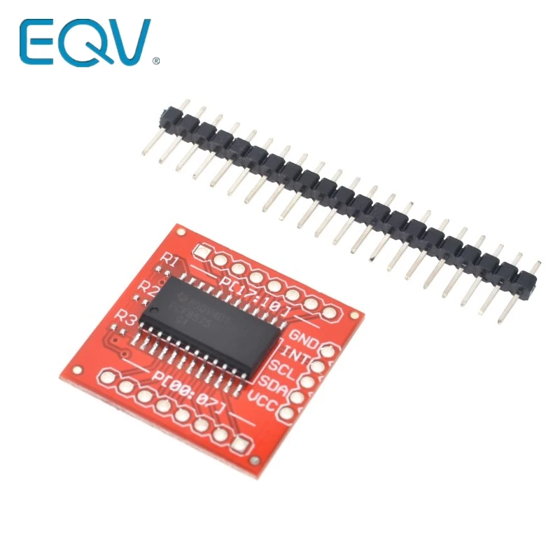 EQV PCF8575 IIC I2C I/O Extension Shield Module 16 bit SMBus I/O ports For Arduino