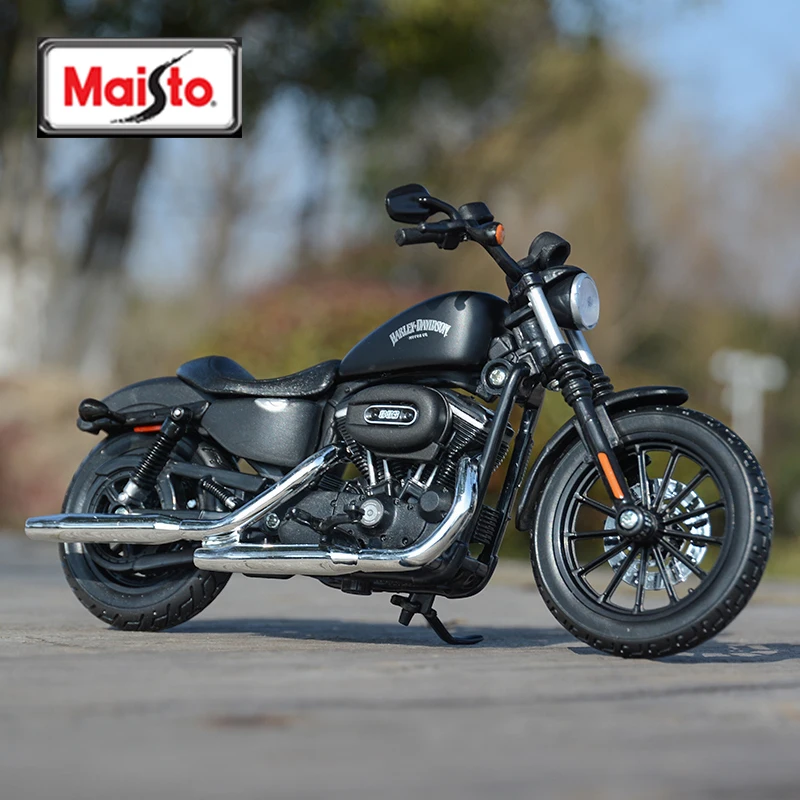 Maisto 1:12 Harley Davidson 2014 Sportster Iron 883 odlew pojazdy kolekcjonerskie hobby Model motocykla zabawki