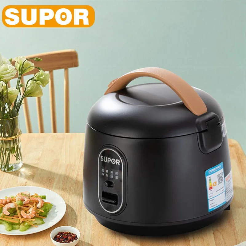 SUPOR 1.6L Rice Cooker Portable Micro-pressure Quick Cooking Electric Cooker Non-stick Pan Liner Small Kitchen Appliances