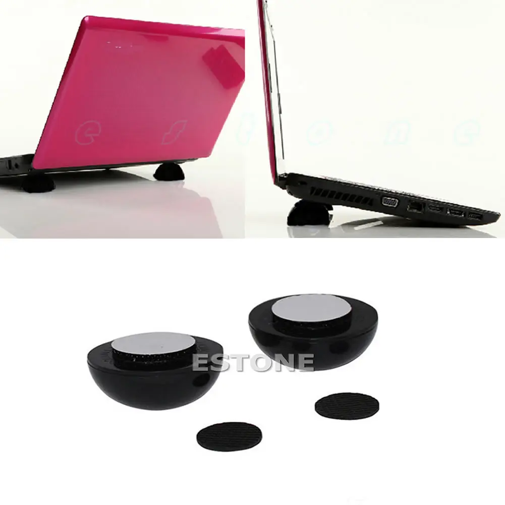 2PCS Ball Laptop Stand Mini Aluminum Cooling Pad Computer Keyboard Mount Kickstand Ergonomic Laptop Desk Stand