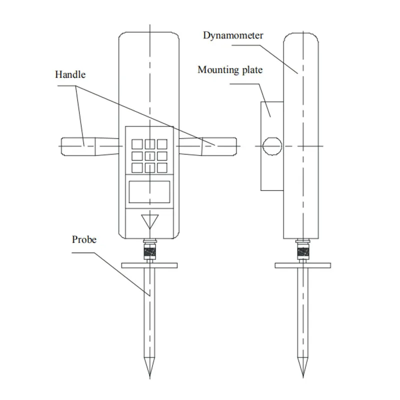 TYD-2 Penguji Meter Kekerasan Tanah Digital Portabel