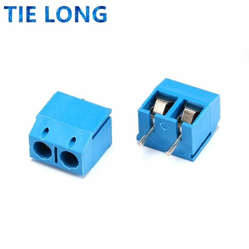 50pcs 5.08-301-2P 301-2P 2 Pin Screw Terminal Block Connector 5mm Pitch