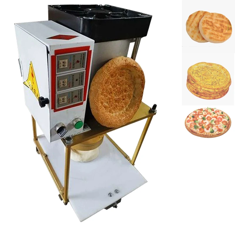 Điện Tortilla Máy Ép Tortilla Làm Thương Mại Pizza Bột Máy Ép Bánh Pizza Bột Sheeter Máy