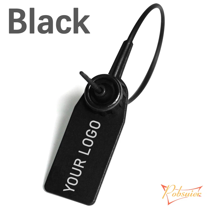 Pobsuier 100Pcs Custom Plastic Labels Kleding Merk Tag Wegwerp Gepersonaliseerde Security Hang Tags Voor Kleding Schoenen 180mm/7.1"