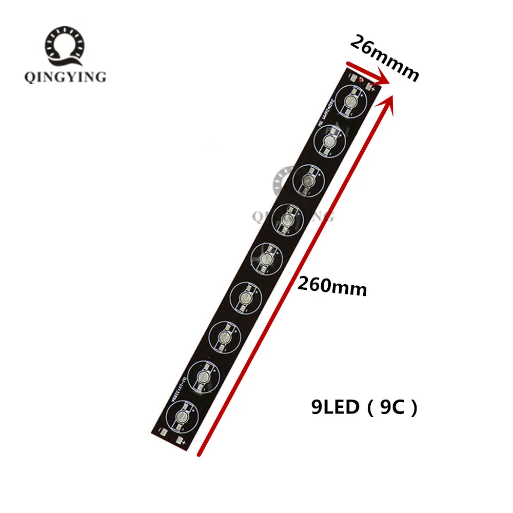 5W 7W 9W 12W Aluminium PCB Circuit Board for 5PCS 7PCS 9PCS 12PCS 1w,3w,5w LED in Series DIY