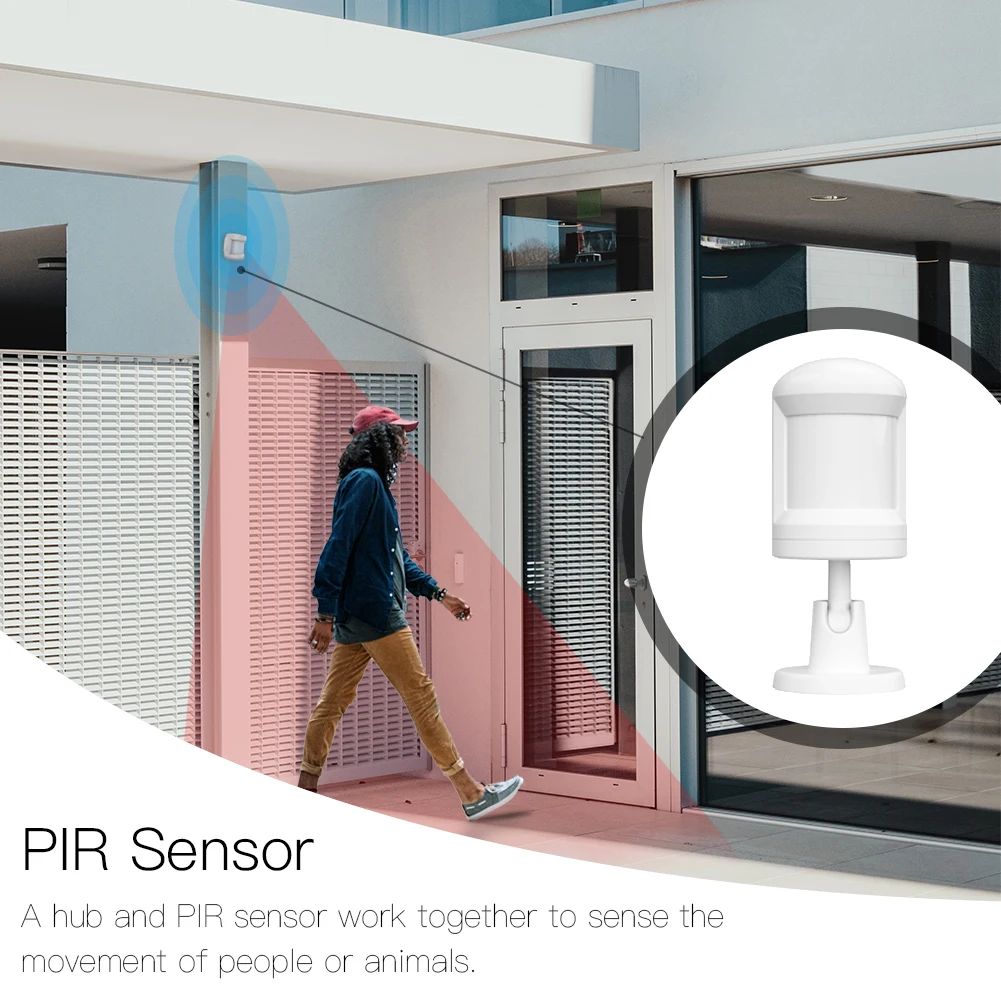 Tuya Zigbee Hub Gateway Bridge, Zigbee Door Sensor, Zigbee Temperature Humidity Sensor, Zigbe PIR Motion Sensor, Smart Life App