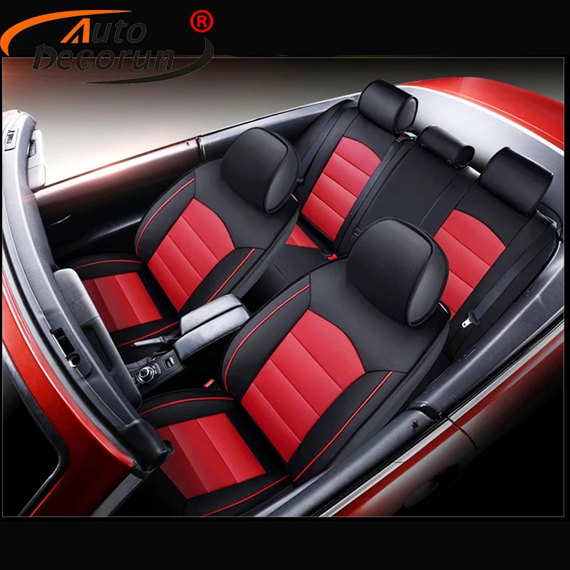 

AutoDecorun Cowhide & PVC Leather Seat Supports for Infiniti EX37 EX35 EX25 Automotive Seat Covers Accessories Support 12PCS/Set