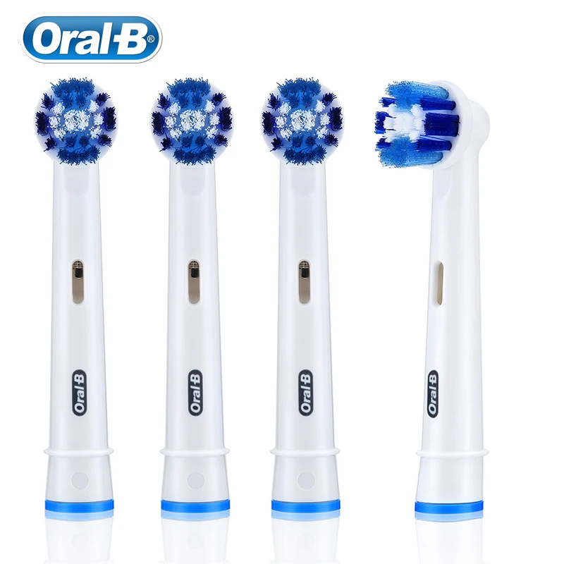 Oral B Replaceable Brush Head 2 Or 4 Heads For One Year Use EB20 Precision Clean Gum Care Daily Tooth Plaque Remove Adults Teeth