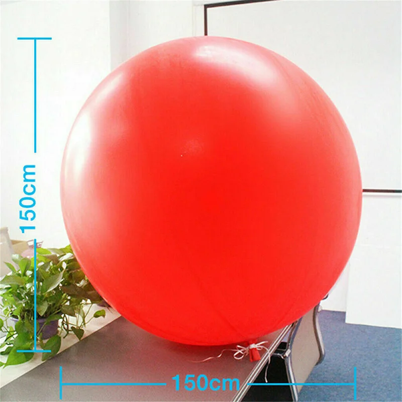 72 Inch Latex Giant Balloon Round Big Balloon for Funny Game Ballons Accessories Event Party Party Supplies Festive Home Garden