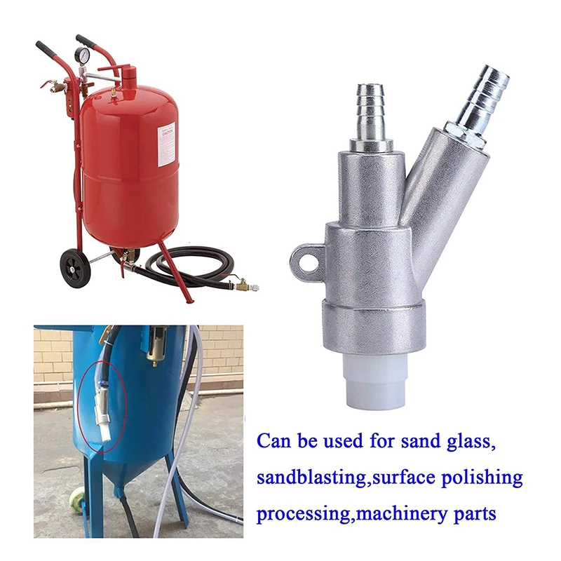 Air Sandblaster เครื่องมือพ่นทรายสําหรับสนิมฝุ่นลบ Sand Blaster Air เครื่องมือพร้อมหัวฉีดโบรอนคาร์ไบด์ (8 มม.)